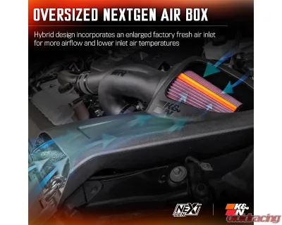 K&N NextGen Cold Air Intake Ford F-150 V6 2021-2024 - 50-2617