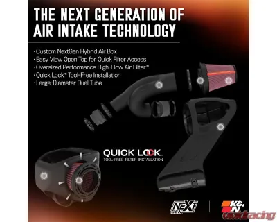K&N NextGen Cold Air Intake Ford F-150 V6 2021-2024 - 50-2617