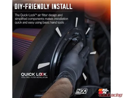 K&N NextGen Cold Air Intake Chevrolet | GMC 1500 V8 2014-2020 - 50-3082