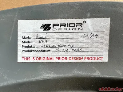 Prior Design Audi RS7 C7 Front Fender Flares CLEARANCE - VR-7989