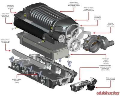 Whipple W185RF 3.0L Supercharger Kit Chevrolet Camaro SS | ZL1 | LT1 2016-2019 - WK-1010-30