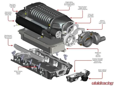 Whipple W175FF 2.9L Supercharger Kit Chevrolet Camaro 2010-2015 - WK-1000-NFT