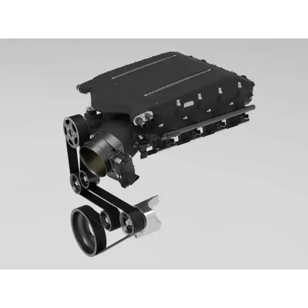 Whipple 3.0L Supercharger Kit w/o Flash Tool Textured Black Chevrolet Camaro LT1 Gen 6 2016-2024 - WK-1010-30-NFT