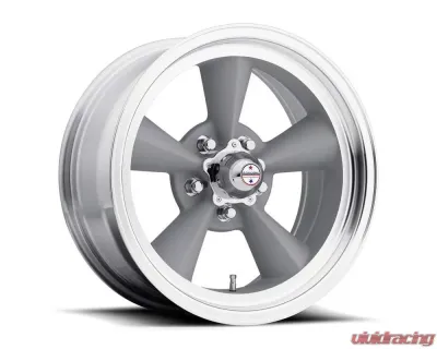 American Racing Vintage VN309 TT O 15x7 5x127 | 5x5 -6mm Vintage Silver w/Machined Lip Wheel - VN3095773US