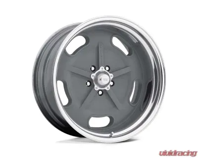 American Racing VN470 Salt Flat Wheel 17x7 5x120.65 6mm Mag Gray Center Polished Barrel - VN470776142