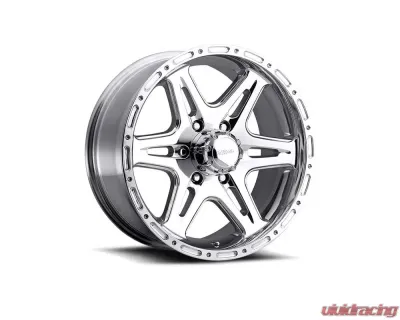 Ultra Motorsports 207-208 Badlands Wheel 15x8 6x5.5 -19mm Polished - 208-5883P