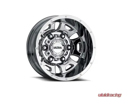 Ultra Motorsports 003 Hunter Van Dually Wheel 16x6 6x180 -130mm Chrome - 003-6668RC