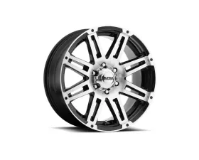 Ultra Motorsports 226 Machine Wheel 16x8 8x170 1mm Gloss Black w/Diamond Cut Face and Clear Coat