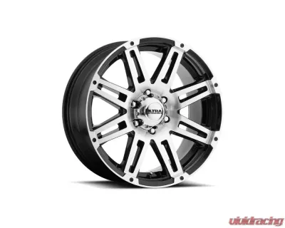 Ultra Motorsports 226 Machine Wheel 16x8 6x4.5 10mm Gloss Black w/Diamond Cut Face - 226-6886U+10