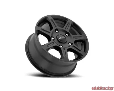 Ultra Motorsports 450 Toil Wheel 16x6.5 5x130 45mm Satin Black w/Satin Clear Coat - 450-6630SB+45