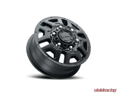 Ultra Motorsports 003 AWD Transit Van Wheels Wheel 16x6 6x180 84mm Gloss Black w/Milled Accents and Clear Coat - 003-6668BM