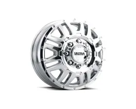 Ultra Motorsports 003 Hunter Truck Dually Wheel 17x6.5 8x200 129mm Chrome