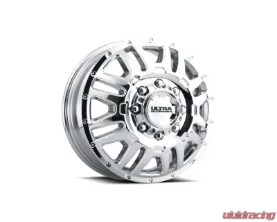 Ultra Motorsports 003 Hunter Truck Dually Wheel 17x6.5 8x210 129mm Chrome - 003-7699FC
