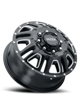 Ultra Motorsports 003 Hunter Truck Dually Wheel 17x6.5 8x6.5 129mm Gloss Black w/Milled Accents and Clear-Coat                                     - 003-7681FBM - Image 2