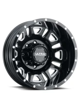 Ultra Motorsports 003 Hunter Truck Dually Wheel 17x6.5 8x6.5 -140mm Gloss Black w/Milled Accents and Clear-Coat                                     - 003-7681RBM - Image 2