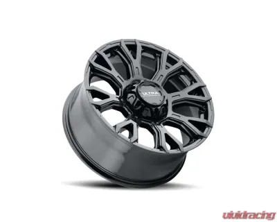 Ultra Motorsports 123 Scorpion Wheel 17x9 8x6.5 12mm Gloss Black w/Clear Coat - 123-7982BK+12