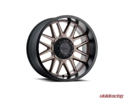 Ultra Motorsports 231 Butcher Wheel 20x9 8x170 18mm Dark Satin Bronze w/Satin Black Lip and Satin Clear-Coat - 231-2987BZ+18