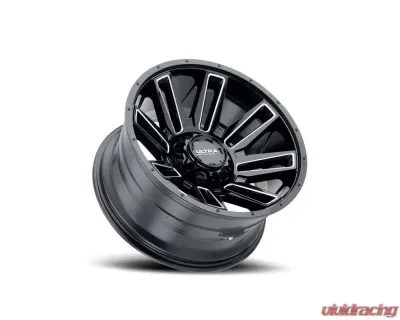 Ultra Motorsports 236 Apocalypse Wheel 20x10 8x6.5 -25mm Gloss Black w/Milled Accents and Clear-Coat - 236-2181BM25