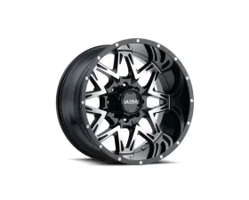 Ultra Motorsports 254 Carnivore Wheel 22x12 6x5.5 -44mm Gloss Black w/Diamond Cut Face and Clear-Coat