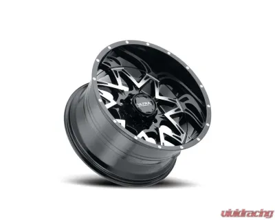 Ultra Motorsports 254 Carnivore Wheel 20x9 6x5.5 1mm Gloss Black w/Diamond Cut Face and Clear-Coat - 254-2935U+01