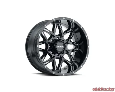 Ultra Motorsports 254 Carnivore Wheel 20x9 8x170 18mm Gloss Black w/Milled Accents and Clear-Coat - 254-2987BM+18