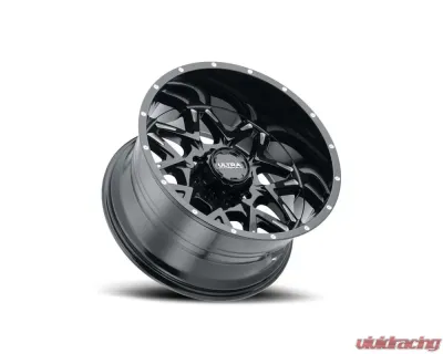 Ultra Motorsports 254 Carnivore Wheel 20x9 8x170 18mm Gloss Black w/Milled Accents and Clear-Coat - 254-2987BM+18