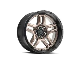 Ultra Motorsports 258 Prowler Jeep Wheel 17x9 5x127 | 5x5 -12mm Dark Satin Bronze w/Satin Black Lip and Satin Clear-Coat