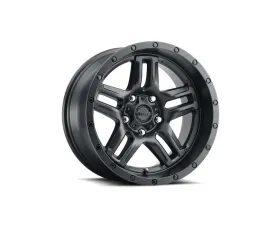 Ultra Motorsports 258 Prowler Jeep Wheel 17x9 5x127 | 5x5 -12mm Satin Black w/Satin Clear-Coat