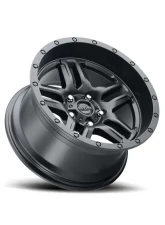 Ultra Motorsports 258 Prowler Jeep Wheel 17x9 5x127 | 5x5 -12mm Satin Black w/Satin Clear-Coat                                     - 258-7973SB12 - Image 2