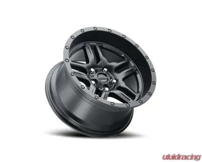 Ultra Motorsports 258 Prowler Jeep Wheel 17x9 5x127 | 5x5 -12mm Satin Black w/Satin Clear-Coat - 258-7973SB12