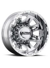 Ultra Motorsports 049 Predator Dually Wheel 17x6.5 8x6.5 -140mm Chrome                                     - 049-7681RC - Image 2