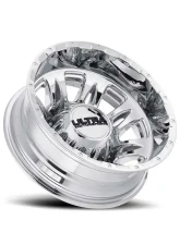 Ultra Motorsports 049 Predator Dually Wheel 17x6.5 8x6.5 -140mm Chrome                                     - 049-7681RC - Image 2