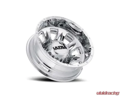 Ultra Motorsports 049 Predator Dually Wheel 17x6.5 8x6.5 -140mm Chrome - 049-7681RC