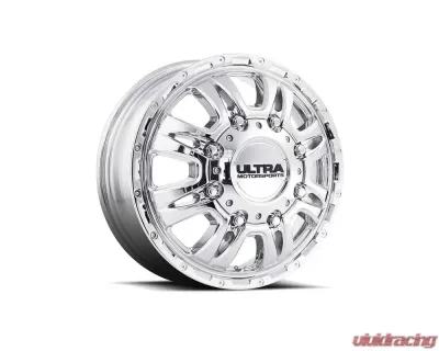 Ultra Motorsports 049 Predator Dually Wheel 17x6.5 8x200 129mm Chrome - 049-7692FC