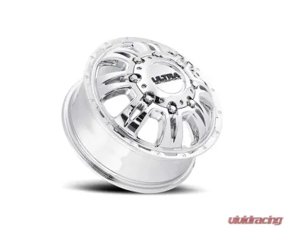 Ultra Motorsports 049 Predator Dually Wheel 17x6.5 8x200 129mm Chrome - 049-7692FC