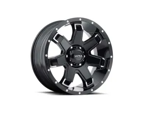 Ultra Motorsports 209 Bent 7 Wheel 17x9 6x5.5 12mm Gloss Black w/Diamond Cut Accents and Clear Coat