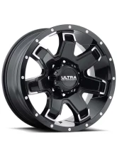 Ultra Motorsports 209 Bent 7 Wheel 17x9 8x6.5 1mm Gloss Black w/Diamond Cut Accents and Clear Coat                                     - 209-7981BK+01 - Image 2