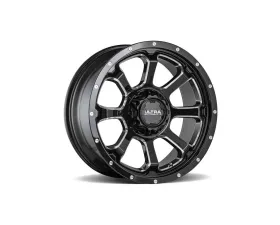 Ultra Motorsports 219 Nemesis Wheel 17x9 5x5 12mm Gloss Black w/Milled Accents and Clear Coat