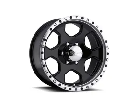 Ultra Motorsports 175 Rouge Wheel 16x8 5x5.5 10mm Gloss Black w/Diamond Cut Lip and Clear Coat