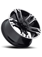 Ultra Motorsports 234-235 Maverick Wheel 17x8 6x5.5 0mm Gloss Black w/Diamond Cut Accents and Clear Coat                                     - 234-7883B - Image 2