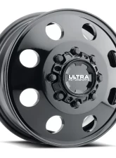Ultra Wheel 002 Modular Dually Wheel 17x6.5 8x200 129 Gloss Black                                     - 002-7692FBK - Image 2