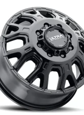 Ultra Wheel 022 Scorpion Dually Wheel 17x6.5 8x6.5 129 Gloss Black                                     - 022-7681FBK - Image 3