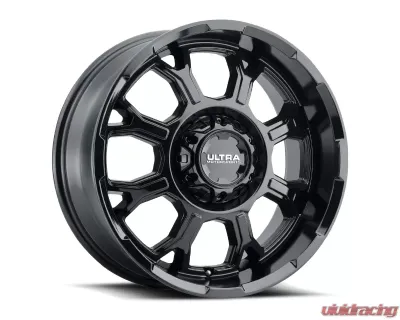 Ultra Wheel 124 Commander Wheel 18x9 8x6.5 1 Gloss Black - 124-8981BK+01