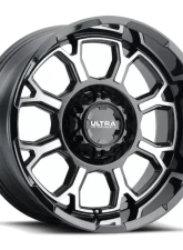 Ultra Wheel 124 Commander Wheel 18x9 6x135 12 Gloss Black with Diamond Cut Face                                     - 124-8935U+12 - Image 2