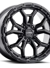 Ultra Wheel 125 Warmonger 5 CUV Wheel 17x8 5x4.5 35 Gloss Black                                     - 125-7866BK+35 - Image 2