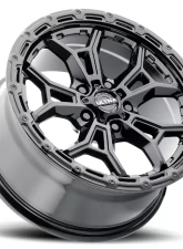 Ultra Wheel 125 Warmonger 5 CUV Wheel 17x8 5x4.5 35 Gloss Black                                     - 125-7866BK+35 - Image 2