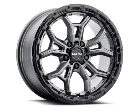 Ultra Wheel 125 Warmonger 5 CUV Wheel 17x8 5x4.25 35 Gloss Anthracite Grey with Gloss Black Lip