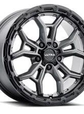 Ultra Wheel 125 Warmonger 5 CUV Wheel 17x8 5x110 35 Gloss Anthracite Grey with Gloss Black Lip                                     - 125-7843GN+35 - Image 2