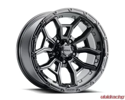 Ultra Wheel 125 Warmonger 5 Wheel 17x9 5x4.5 -12 Gloss Black - 125-7965BK12