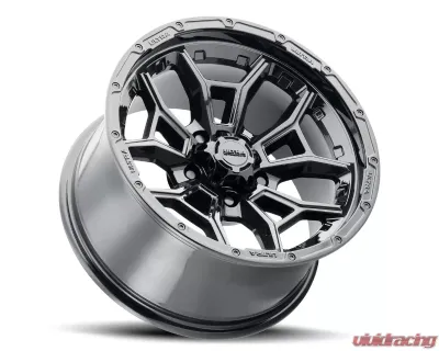 Ultra Wheel 125 Warmonger 5 Wheel 17x9 5x4.5 -12 Gloss Black - 125-7965BK12